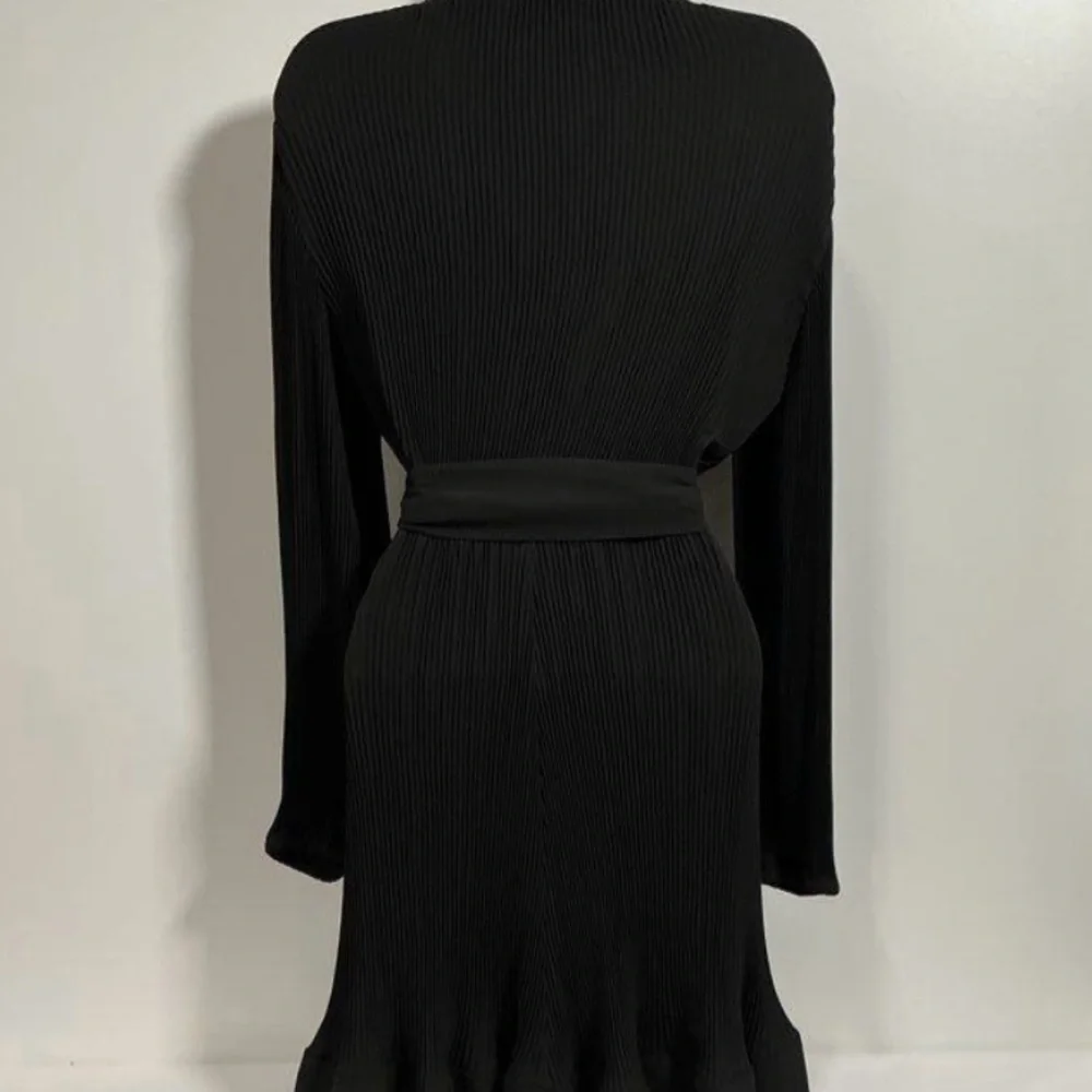 Milly Liv Embellished Pleated V-Neck Minidress - Picture 7 of 7